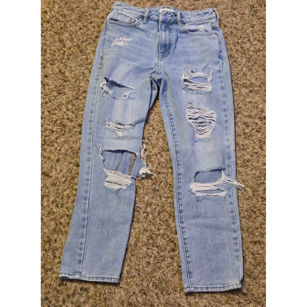 PacSun‎ Distressed Mom Jeans Women's Size 24 Blue